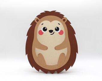 Folia 10 Laternen-Bastelbögen Mit Igel-Motiv - 22x51cm Transparentpapier Zum Ausmalen