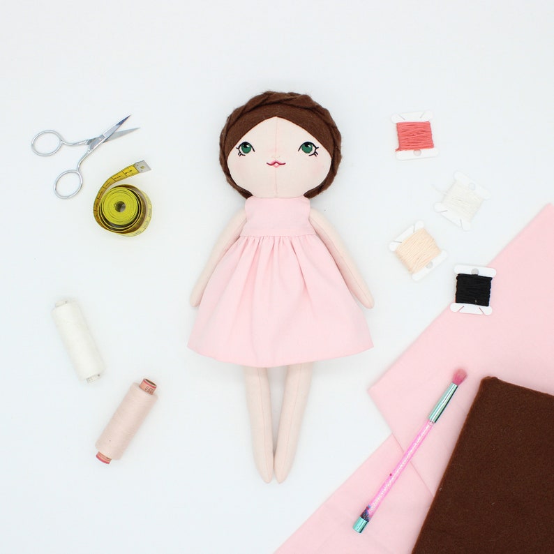 PDF Sewing Pattern Doll With Dress Instant Download - Etsy