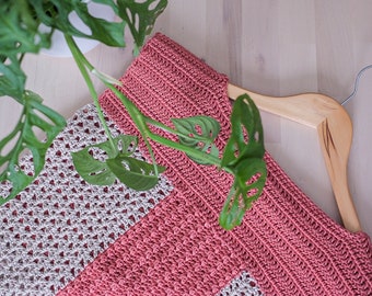 Crochet Top Pattern PDF | Tigris Tee | Modern Lightweight Summer Tee without Sleeves