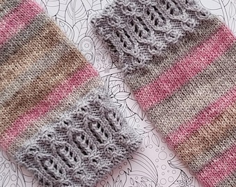 Lace Sock Knitting Pattern Bundle: Toe-Up & Cuff-Down (PDF Patterns in ENGLISH)