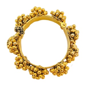 Vintage gouden Etruskische designer runway armband