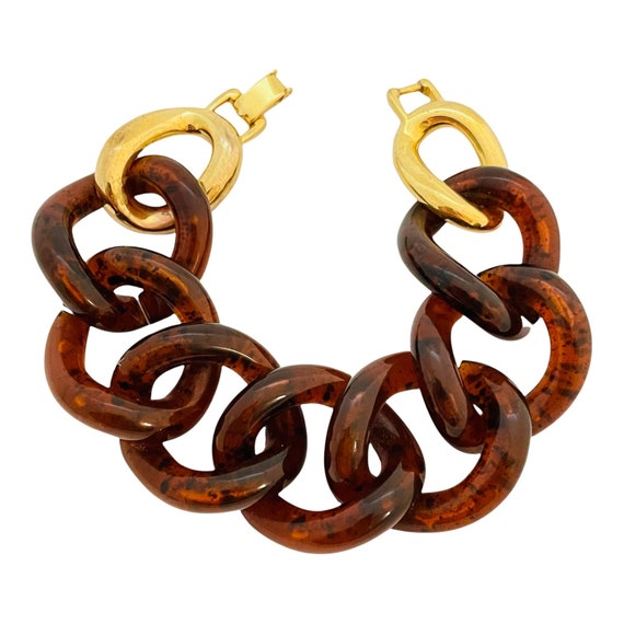 Vintage Kjl KENNETH JAY LANE chain designer runwa… - image 1