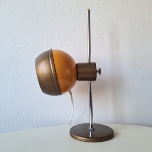 Vintage Space Age Atomic Eyeball desk Lamp on the magnet
