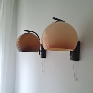 Vintage Space Age Atomic Eyeball wall Lamp 70