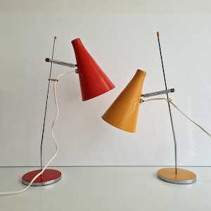 Vintage Mid Century Modern Table lamp by Josef Hurka for Lidokov 70s