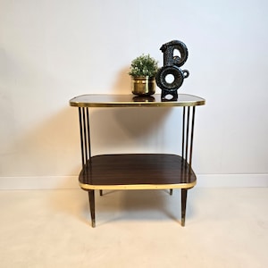 Vintage Mid Century Modern shaped coffee table 60s
