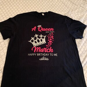 March Birthday shirt