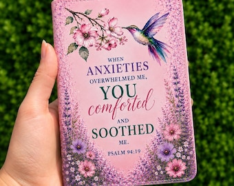 JW Small Tract Holder - When Anxieties Overwhelmed me - Psalm 94:19 - English or Spanish