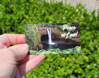 Fridge Magnet - Waterfall - Peace At Last