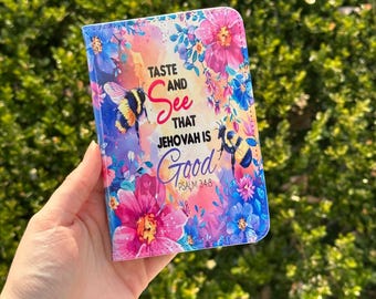 Small Tract Holder - Taste & See that Jehovah is Good - Personalized