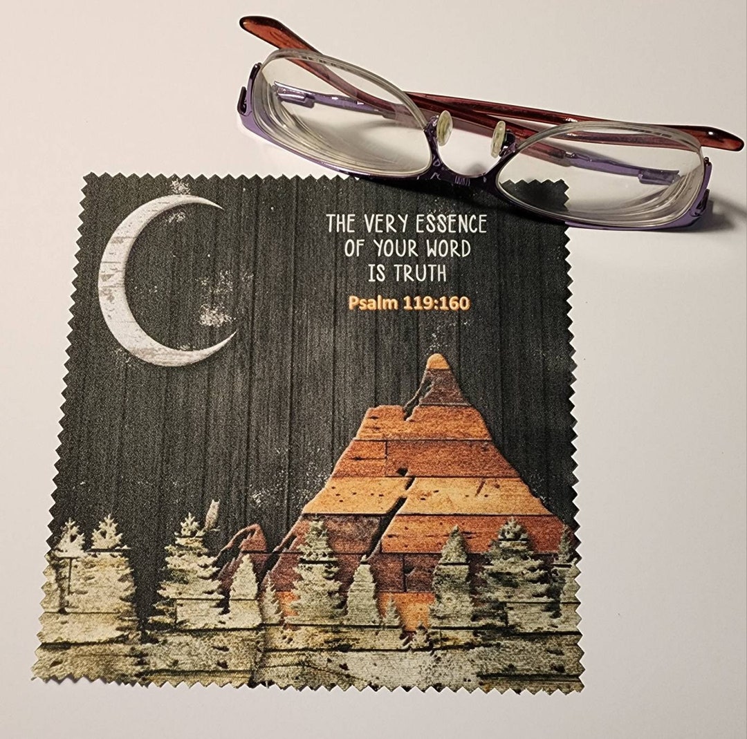 Microfiber Lens Cloth Ps. 119160 English or Spanish 2023 Year Text Etsy