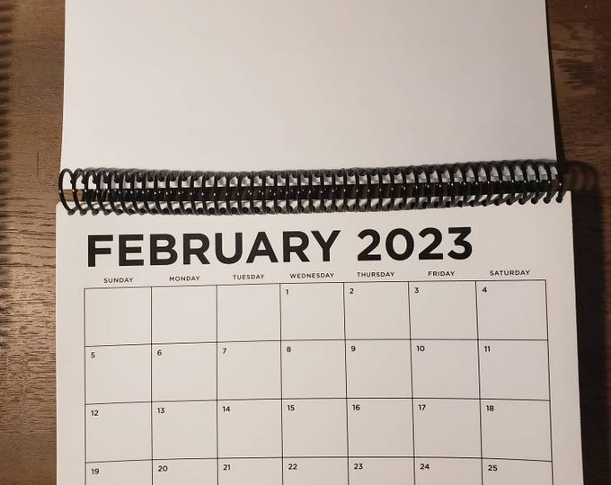 2024 Monthly Calendar / 2024 Wall Calendar / 2024 Calendar / 8.5x 11