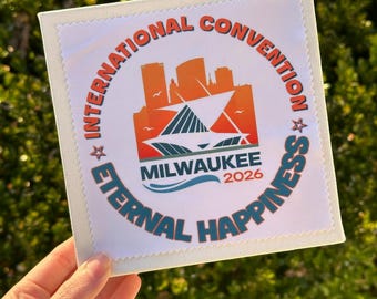 JW- Milwaukee International Convention  2026 - Microfiber Lens Cloth - Eternal Happiness