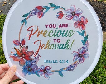 Foldable Handheld Fan - You are Precious to Jehovah