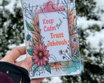 Small Tract Holder - Keep Calm - English or Spanish - Personalized