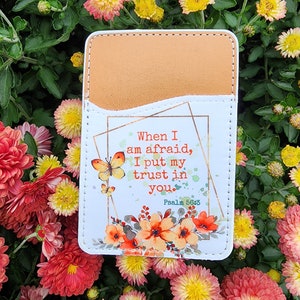 Contact Card Holder - Psalm 56:3 - JW Year Text 2024 - English or Spanish