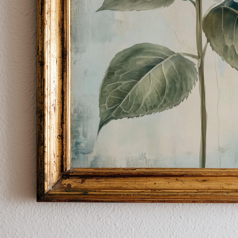 Blue Hydrangea Flower Print: Vintage Botanical Spring Wall Art, French Country Decor, Printable (Digital Download) image 13