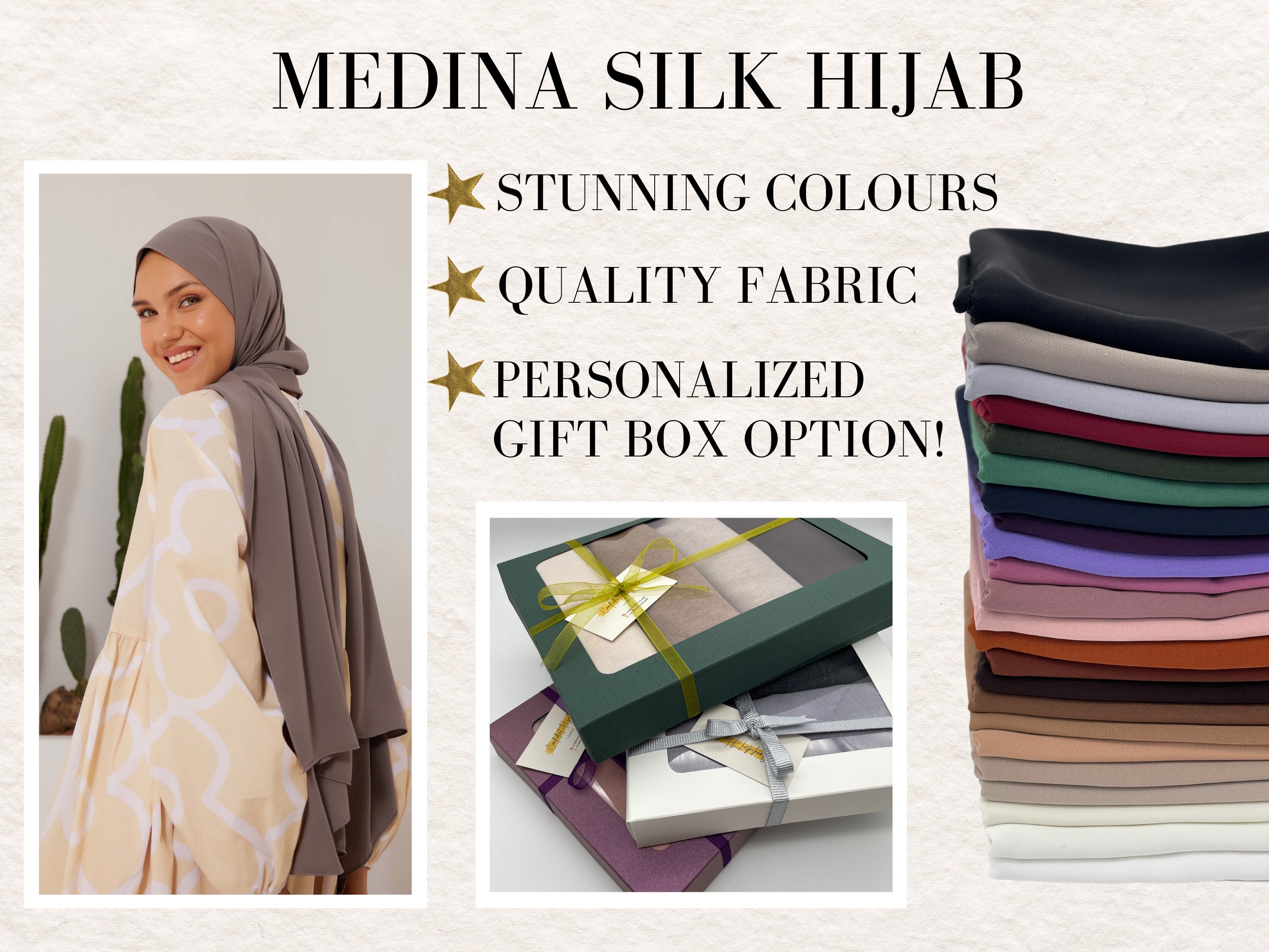 Most beautiful silk scarf & hijabs
