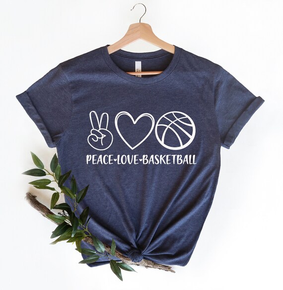 Peace Love Basketball Shirt Basketball 