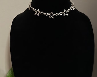 Star Necklace Chain Choker