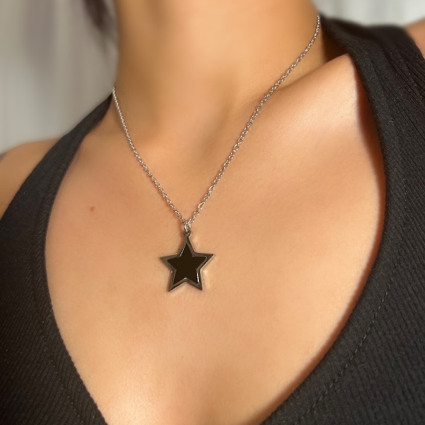 Black Star Necklace