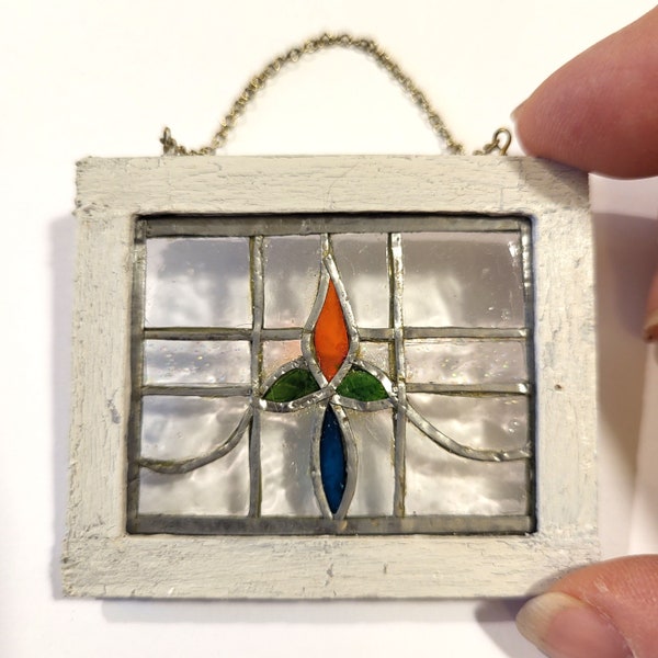 Miniature Stained Glass Windows Etsy