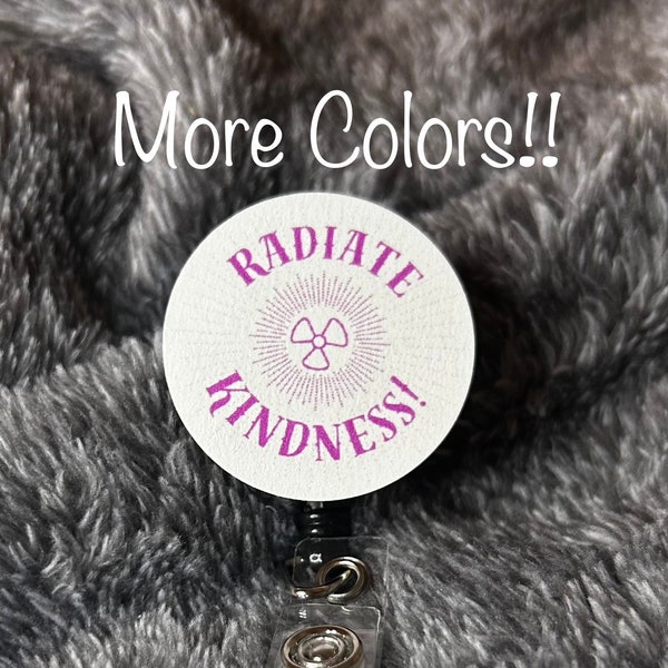 Radiate Kindness Retractable badge reel