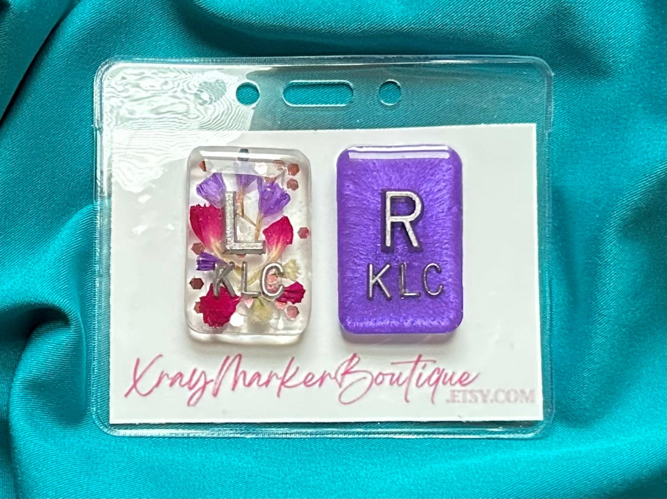 Floral Xray Marker Set With Marker Holder and Adhesive Etsy