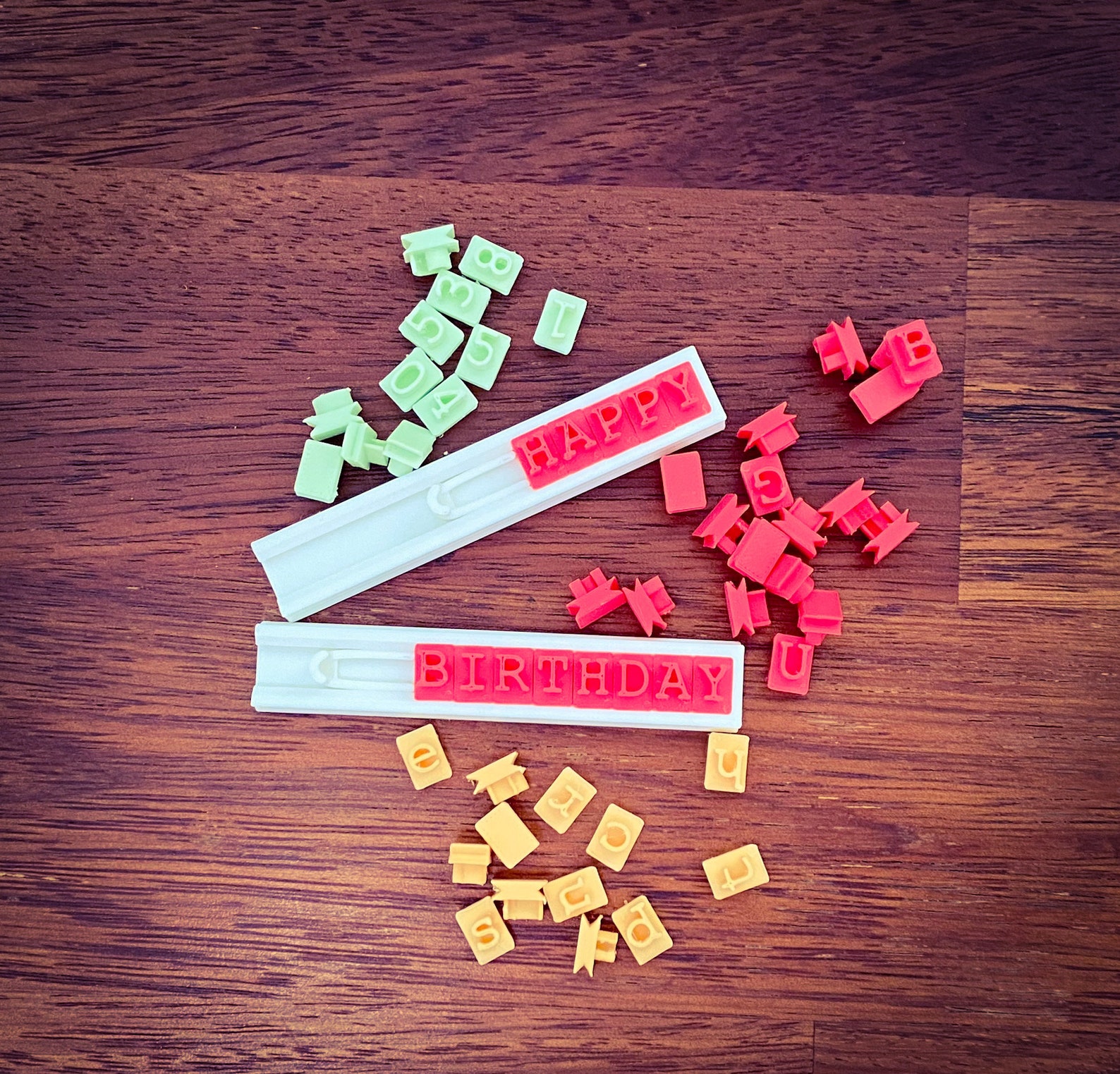 Alphabet Fondant Stamp Set With Guide and Stopper Etsy