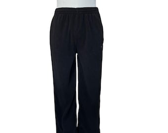 Reebok Black Fleece Straight Leg Track Pants