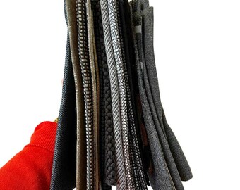 20 Assorted Designer Neutral Upholstery Fabric Swatches | Quilting Crafts Sewing