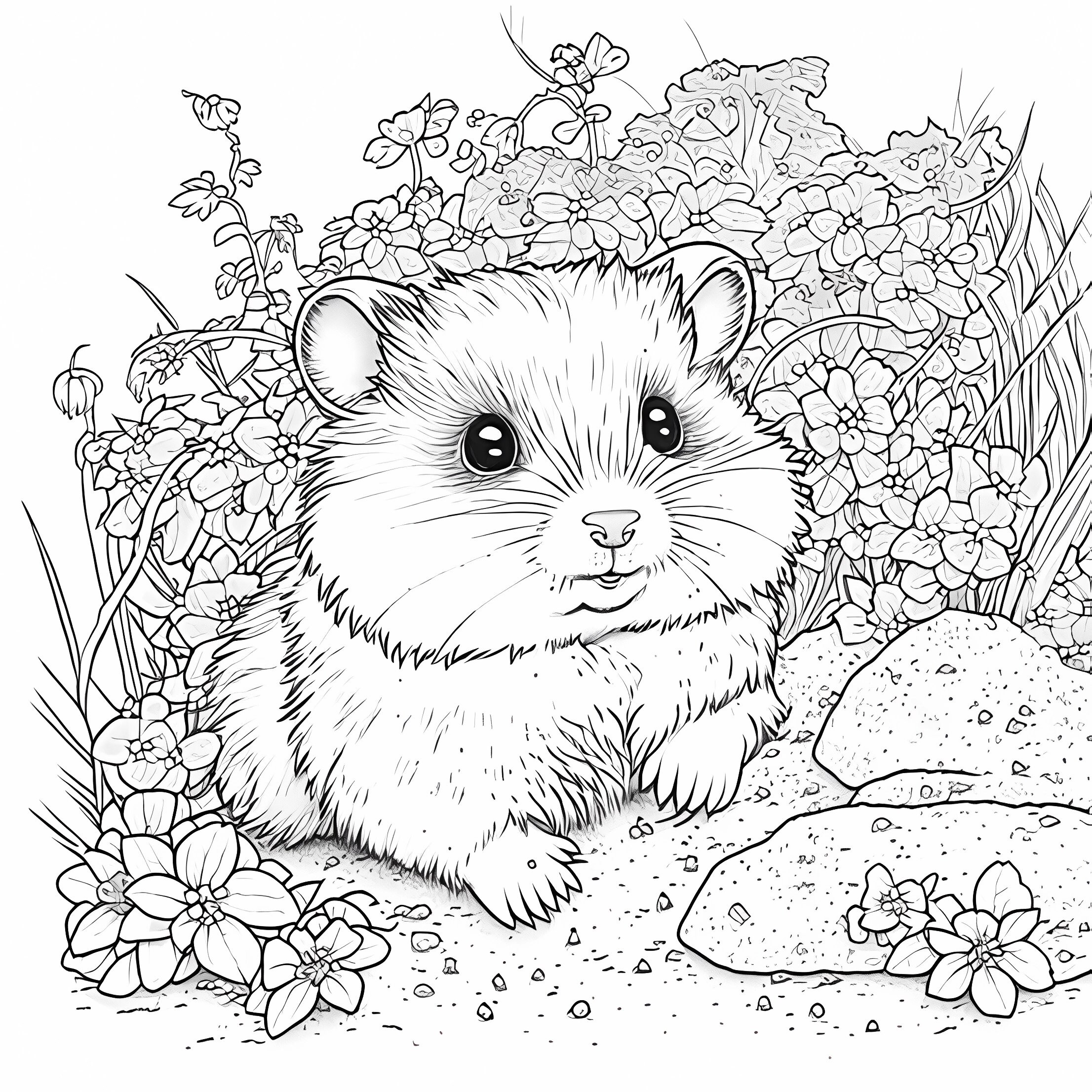 animal-coloring-pages-adults-kids-instant-download-grayscale-coloring