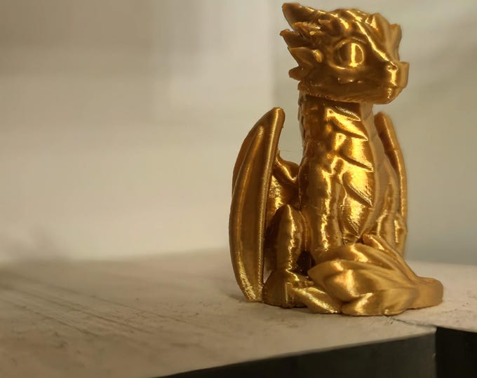 Andarna - Fourth Wing Inspired Dragon, Printed Bookshelf Figure