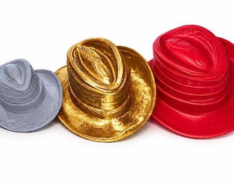 Bookish Cowboy Hat, 3D Printed Bookshelf Decor