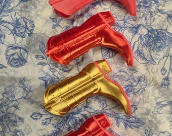 Bookish Pair of Cowboy Boots, 3D Printed Multicolour
