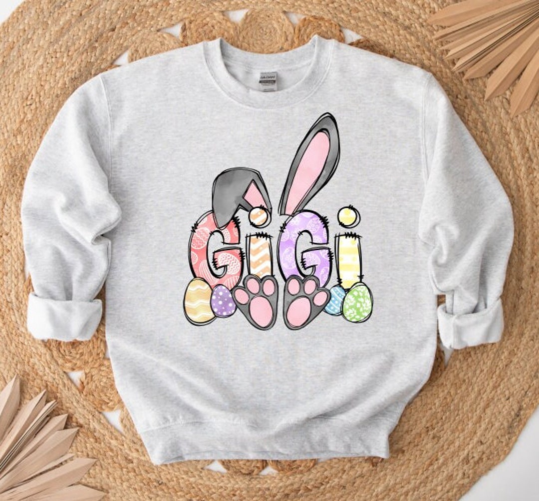 Gigi Bunny Vinyl Transfer, Gigi Bunny HTV, You Will Receive Transfer 
