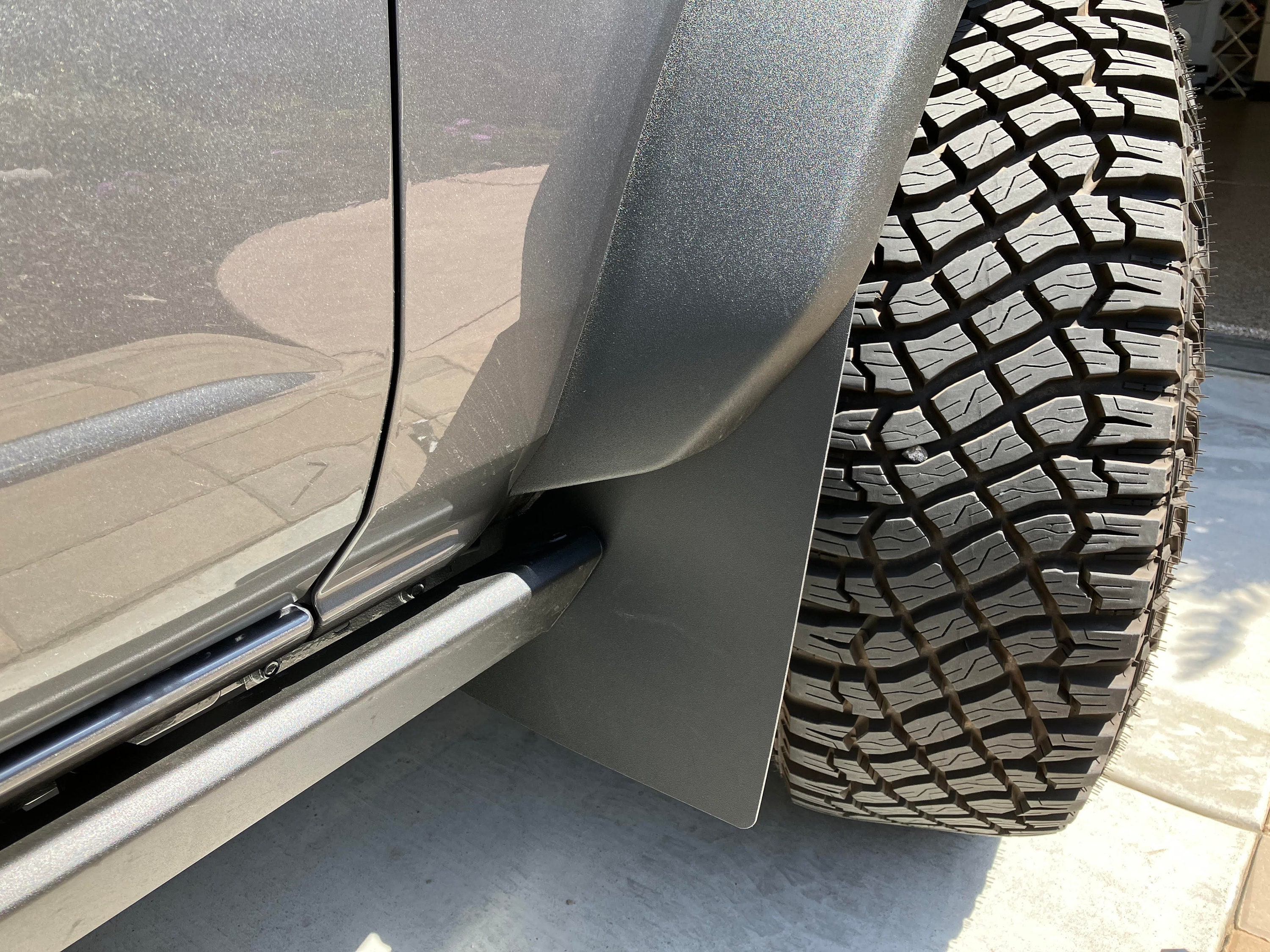Bro Flaps: Non-sasquatch Front and Rear Mudflaps / Splash Guards for  Bronco, With or Without Factory Rock Sliders and Factory Sidesteps -   Ireland