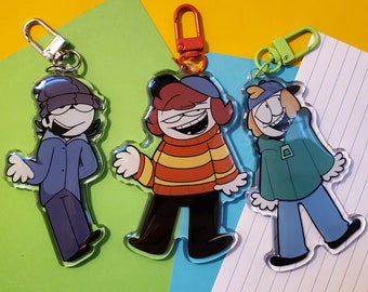 Hatzgangang combo 3.5 Inch Acrylic Keychains