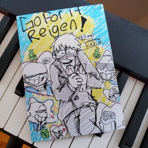 Go For It REIGEN SKETCH EDITION!!!!! 5x7 Mob Psycho100 Reigen x Sans print