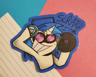 SCRATCH IT!! Vinyl Scratch Sticker MLP
