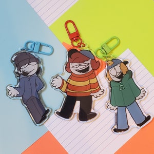 Hatzgangang combo 3.5 Inch Acrylic Keychains