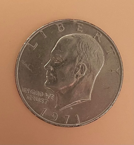 Moneta da un dollaro USA Eisenhower del 1971 Marchio di zecca D