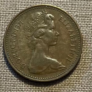 エリザべス女王1ペニーエラー エリザべス女王1ペニーエラー 希少 エリザベス女王 未使用 1ペニー