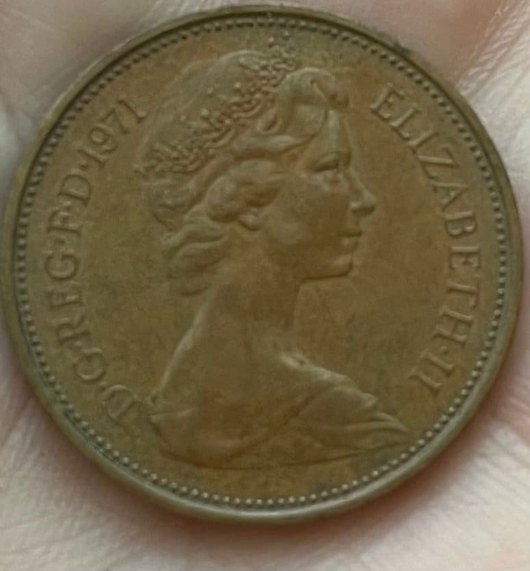 Elizabeth coin 1971 - Etsy 日本
