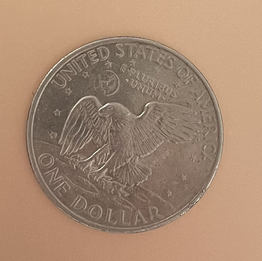 1971年 アイゼンハワー アメリカ 1ドル硬貨 - D ミントマーク