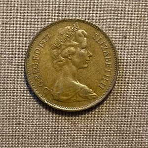 1977 new two pence - Etsy 日本