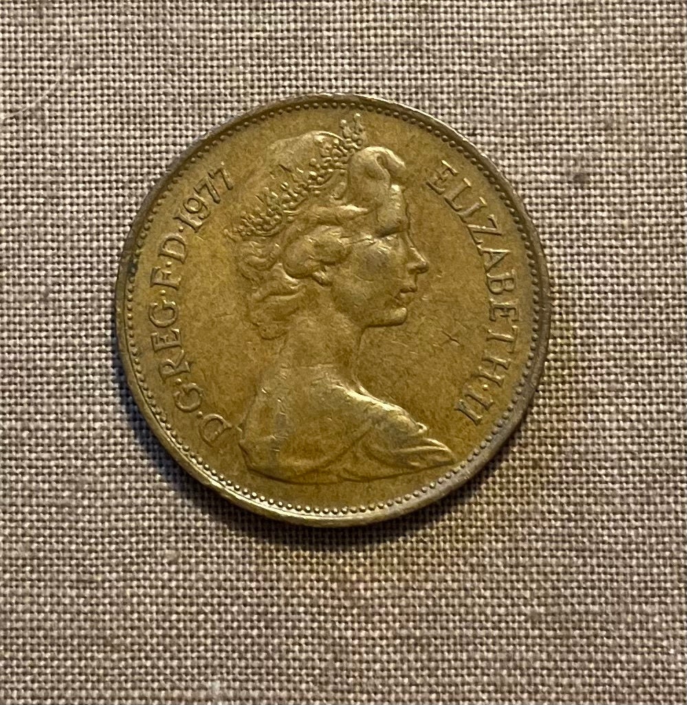 Vintage 50 new pence - Etsy 日本