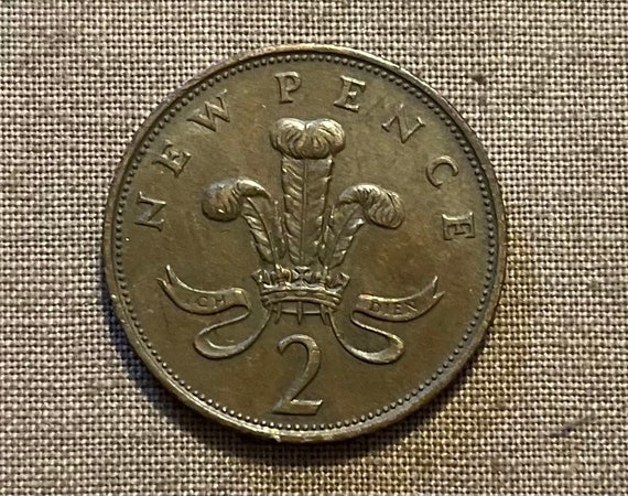 New 2 Pence 1979,D.G. REG. FD . Elizabeth Ll - Etsy