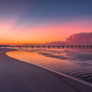 Sunrise Okaloosa Island Fishing Pier