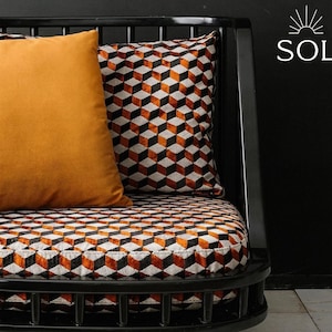 Jacquard Velvet Pillow Cover – Decorative Throw Cushion Case with Woven Texture, Soft Luxury Feel, Available in 9 Stylish Colors